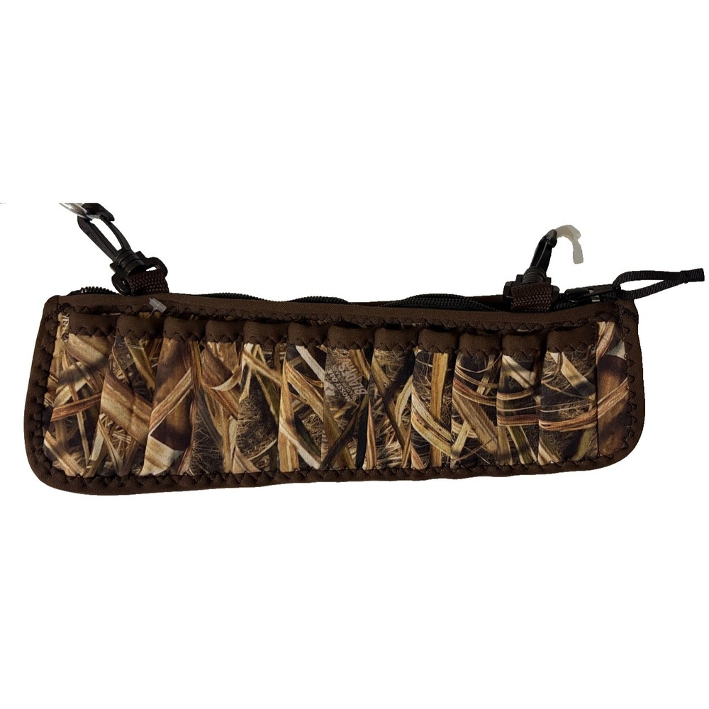 Mossy Oak Duck Blind 24 Shotgun Shell Holder Pouch Camo Clip on Duck Hunting Out